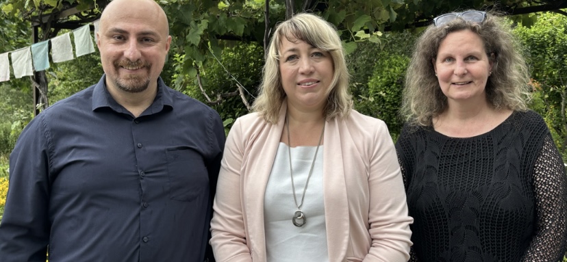 Von der SP Sevelen zur Wahl vorgeschlagen (von links): Tughan Telatar, Barbara Samu-Schneider und Manuela Camus.